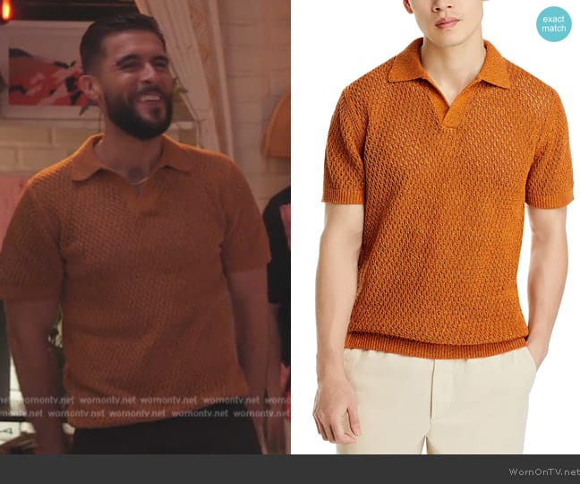 NN07 Ryan 6632 Regular Fit Polo worn by (Josh Segarra) on Abbott Elementary