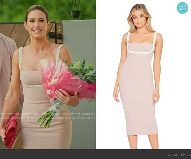 Nookie Nouveau Midi Dress worn by Polly Brindle (Polly Brindle) on Selling the OC