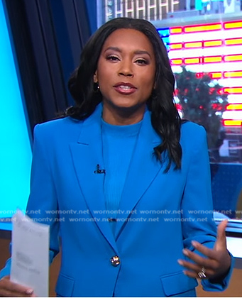 Rachel’s blue blazer on Good Morning America