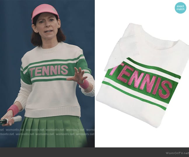 Runway Athletics Tennis Sweater LW worn by Elsbeth Tascioni (Carrie Preston) on Elsbeth