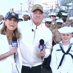 Sam Champion’s black sneakers on Good Morning America
