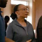 Sharon’s zip cardigan on Chicago Med