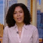 Shirleen’s striped shirtdress on Good Morning America