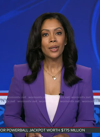 Shirleen’s purple blazer on Good Morning America