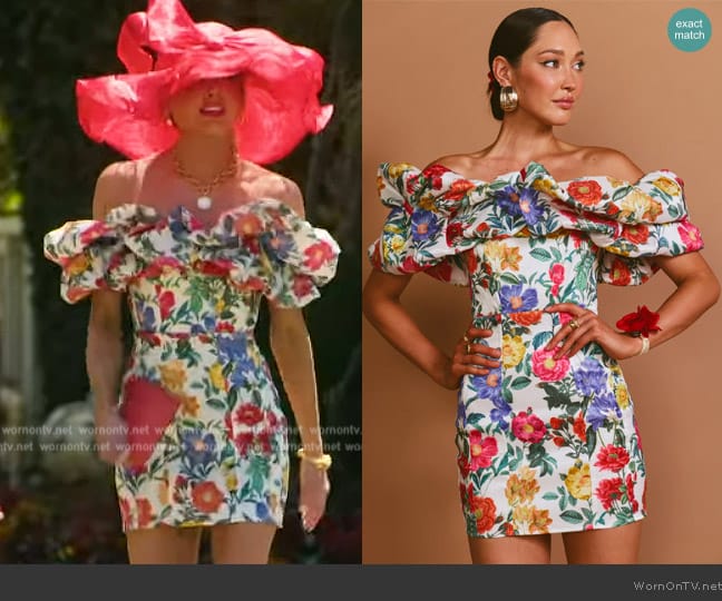 Show me Your Mumu Major Drama Dress worn by Alexandra Harper  on Selling the OC