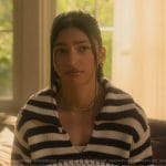 Zaara’s geometric knit sweater on Grown-ish