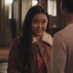 Olivia’s brown suede jacket on Abbott Elementary