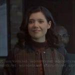 Violet’s plaid bomber jacket on Chicago Fire