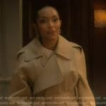 Zoey’s cropped trench jacket on Grown-ish