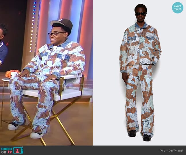 Earthling VIP Poetic Lust Jacket worn by Michael Rainey Jr. on Good Morning America