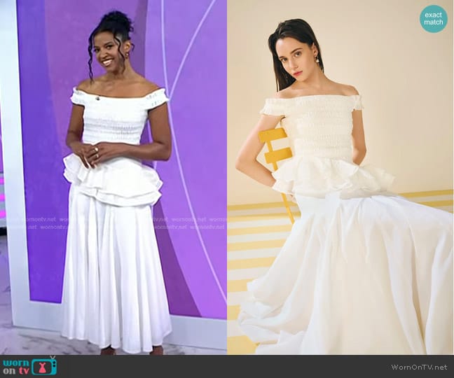 Adeam Giorgina Top worn by Renée Elise Goldsberry on Today