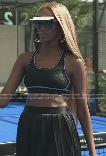 Chanel’s visor sunglasses on The Real Housewives of Dubai
