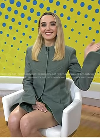 Chloe Fineman’s green jacket on Today