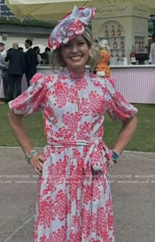 Dylan’s floral print tie waist dress on Today