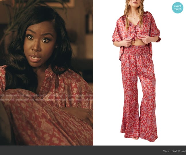 Ella + Orchid Misty Mornings Set worn by (Nia Jervier) on The Chi