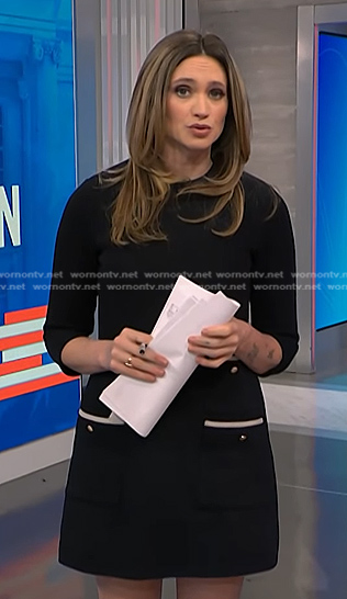 Ellison’s black shift dress on NBC News Daily