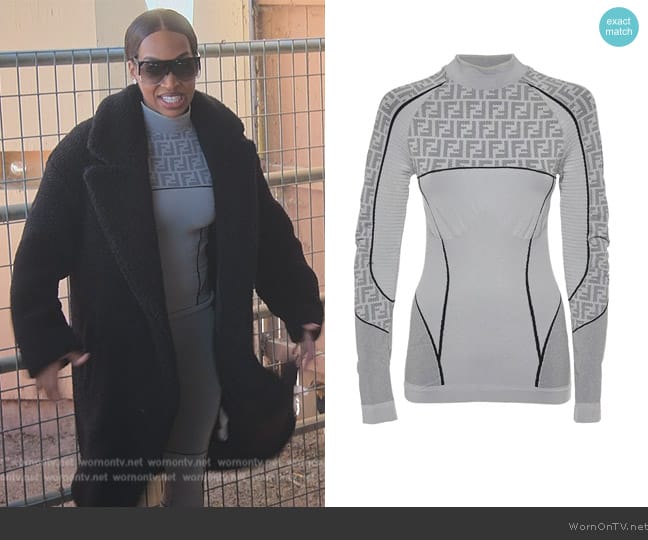 Fendi Sweatshirt worn by (Malika Haqq) on The Kardashians
