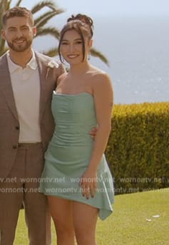 Jamie’s strapless mini dress on All American