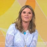 Jenna’s light blue chevron sweater on Today