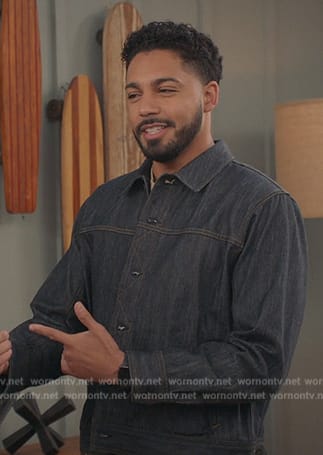Jordan’s denim jacket on All American