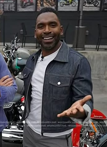 Justin’s denim jacket on Today
