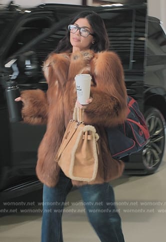 Kylie’s fur coat on The Kardashians