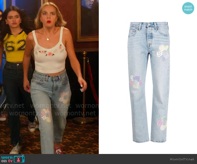 Levis 501 Original Jeans in Fresh as a Daisy worn by Imogen Adams (Bailee Madison) on Pretty Little Liars Original Sin