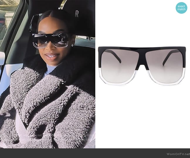 Loewe Filipa Sunglasses worn by (Malika Haqq) on The Kardashians