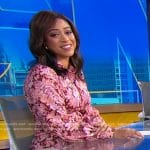 Morgan’s pink floral dress on Good Morning America