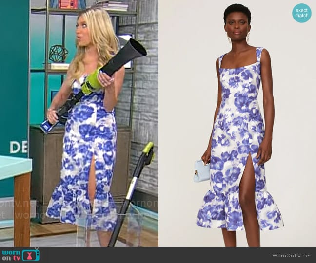 Sachin + Babi Laura Dress worn by Ashley Bellman on CBS Mornings
