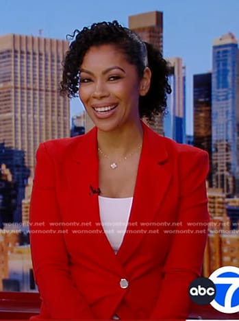 Shirleen’s red blazer on Good Morning America