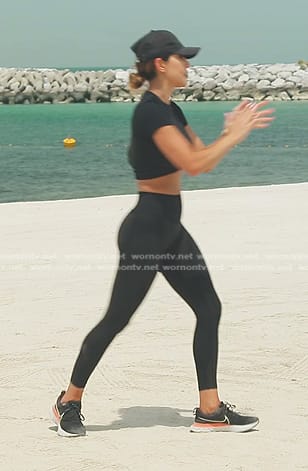 Taleen’s black sneakers on The Real Housewives of Dubai