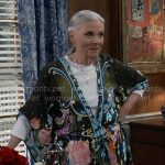 Tracy’s floral kimono jacket on General Hospital