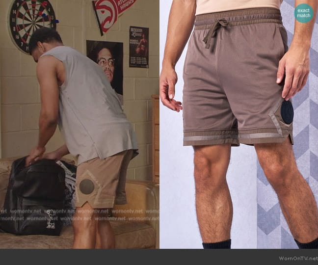 Paris Saint-Germain Mesh Diamond Shorts Jordan worn by JR (Sylvester Powell) on All American Homecoming
