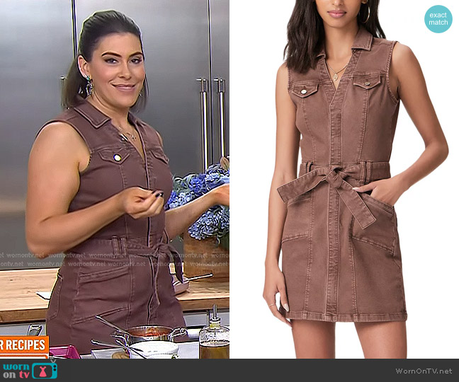 Paige Kelsee Belted Dress worn by Katie Stilo on Today