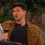 Alex’s beige suede jacket on Days of our Lives