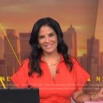 Darlene’s red shirtdress on Today
