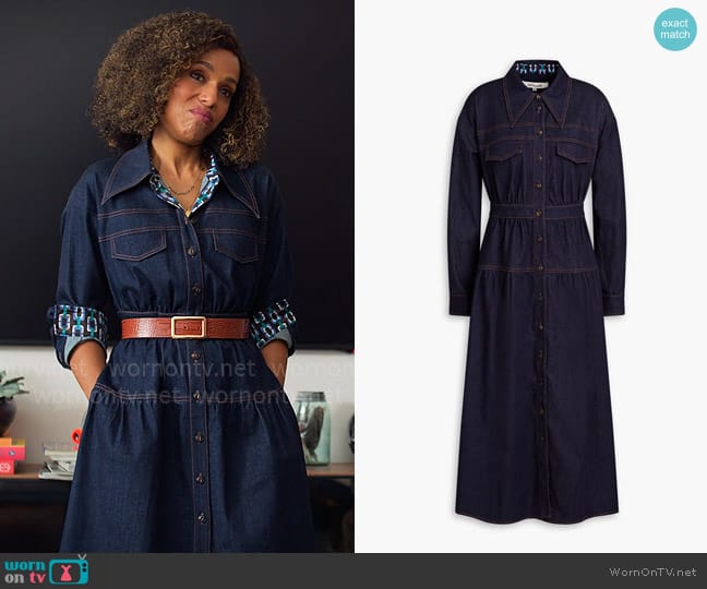 Diane von Furstenberg Furiosa Shirtdress worn by Paige Alexander (Kerry Washington) on UnPrisoned