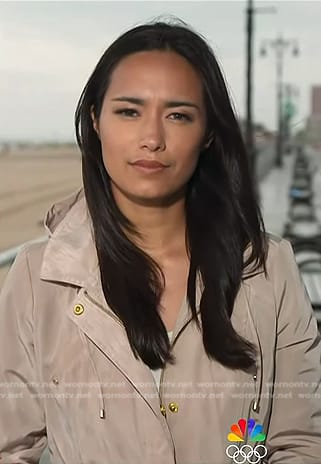Emilie’s beige jacket on Today
