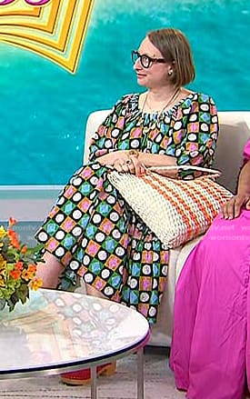 Emma Strau’s polka dot dress on Today