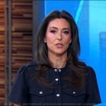 Erielle’s navy utility shirtdress on Good Morning America