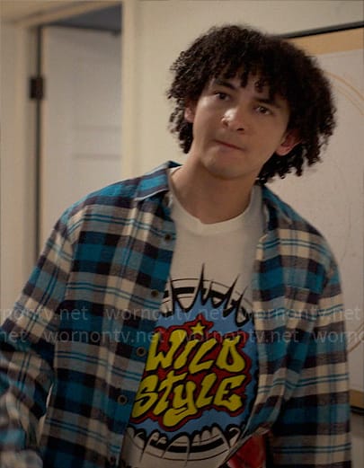 Finn’s Wild Style t-shirt on UnPrisoned