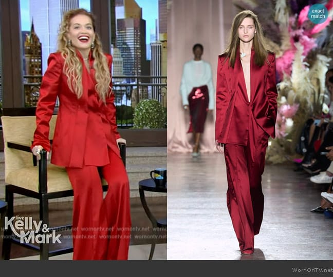 Genny : 2024 Fall Collection worn by Rita Orta on Live with Kelly and Mark
