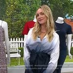 Jasmine Snow’s dip dye shirtdress on Today
