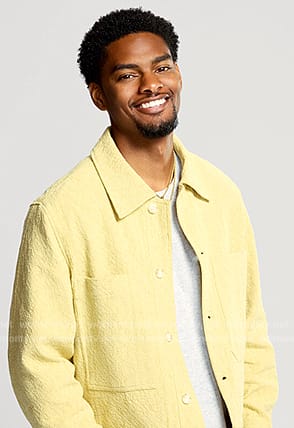 JR’s yellow knit overshirt on All American Homecoming