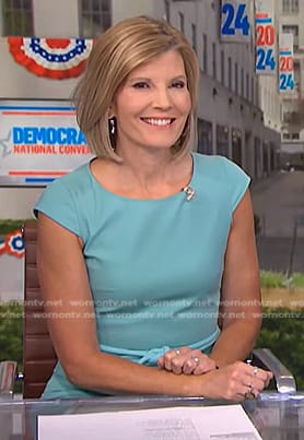 Kate’s blue belted dress on NBC News Daily