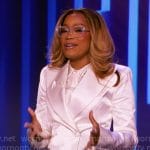 Keke Palmer’s white satin blazer on Password