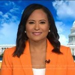 Kristen’s orange double breasted blazer on Today