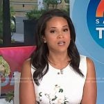Laura’s white floral dress on Today