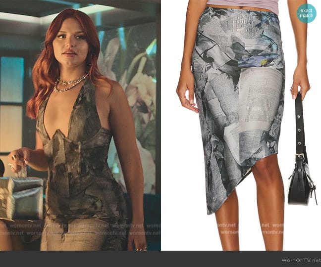 Miaou Vero Skirt worn by Chloe (Mirela Balic) on Elite